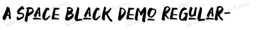 A Space Black Demo Regular字体转换